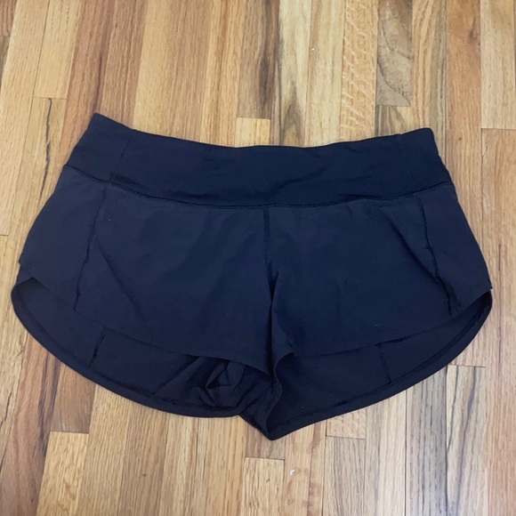 lululemon athletica Pants - lululemon black speed up shorts 2.5
